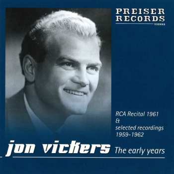 Album Amilcare Ponchielli: Jon Vickers - The Early Years