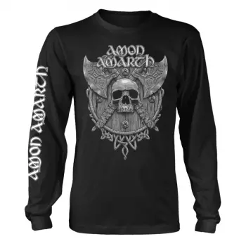 Tričko S Dlouhým Rukávem Grey Skull (black)