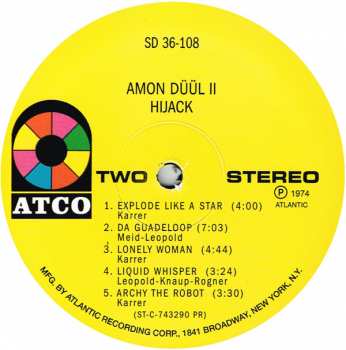 LP Amon Düül II: Hijack 339700