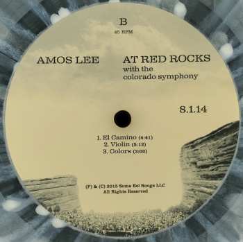 2LP Amos Lee: Live At Red Rocks With The Colorado Symphony CLR | LTD 481554