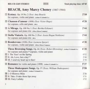 CD Amy Marcy Cheney Beach: Chanson D'amour 287319