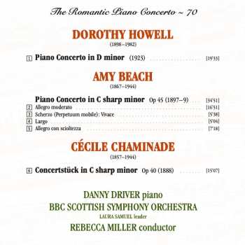 CD Amy Marcy Cheney Beach: Piano Concerto, Op. 45 / Concertstück In C Sharp Minor, Op. 40 / Piano Concerto In D Minor 316823