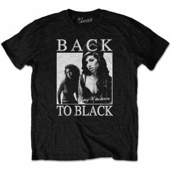 Merch Amy Winehouse: Tričko Back To Black  L