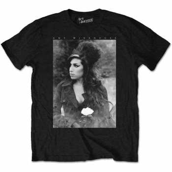 Merch Amy Winehouse: Tričko Flower Portrait  L