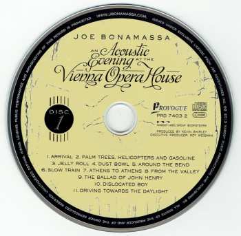 2CD Joe Bonamassa: An Acoustic Evening At The Vienna Opera House 2091