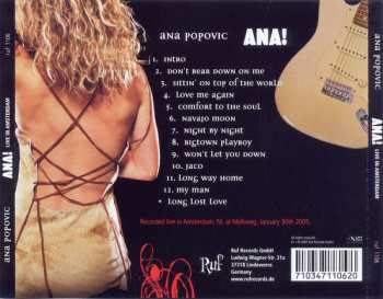 CD Ana Popović: Ana! Live In Amsterdam 347312