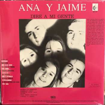 LP Ana Y Jaime: Dire A Mi Gente 409514