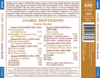 CD Anabel Montesinos: Guitar Recital 113218