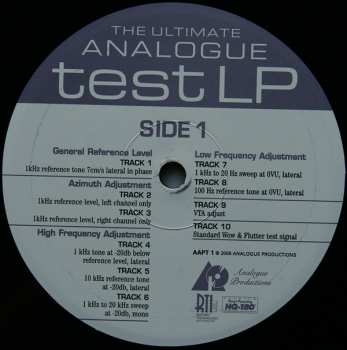 LP Analogue Productions: Ultimate Analogue Test LP LTD 127816
