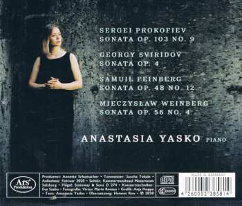 CD Anastasia Yasko: 20th Century Russian Piano Sonatas 480634