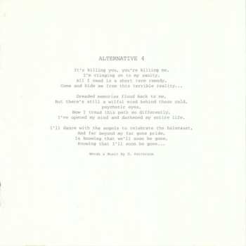 LP Anathema: Alternative 4 - Clear Vinyl