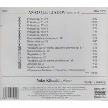 CD Anatoly Liadov: Piano Works 316039