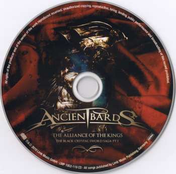CD Ancient Bards: The Alliance Of The Kings (The Black Crystal Sword Saga Pt.1) 1792