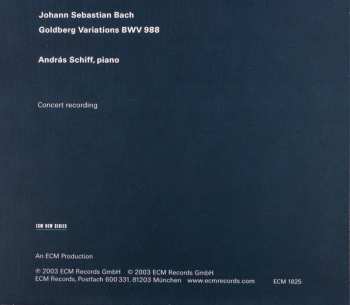 CD András Schiff: Goldberg Variations 360000