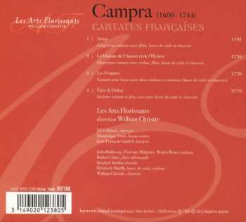CD André Campra: Cantates Françaises 282035