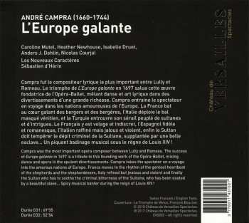2CD André Campra: L'Europe Galante 116306