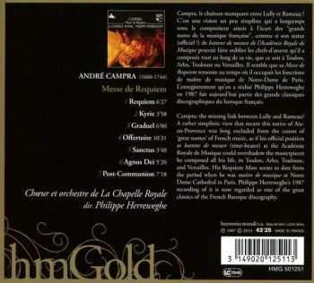 CD André Campra: Messe De Requiem 269462