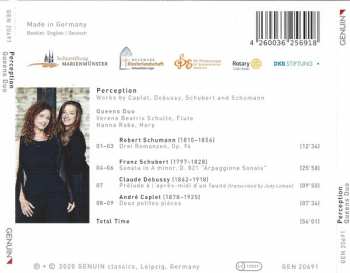 CD Andre Caplet: Perception - Works By Caplet, Debussy, Schubert And Schumann 342353
