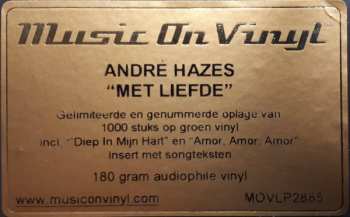 LP André Hazes: Met Liefde NUM | LTD | CLR 108202