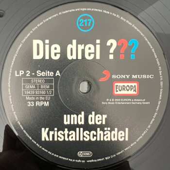 2LP André Marx: Die Drei ??? 217 - Und Der Kristallschädel  LTD