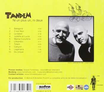 CD André Minvielle: Tandem - Ni plus un, ni deux 183771
