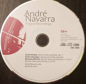 5CD/Box Set André Navarra: Prague Recordings 28607