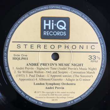 LP André Previn: Andre Previn's Music Night 353497