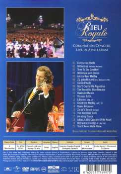 DVD André Rieu: Rieu Royale (Coronation Concert Live In Amsterdam) 44515