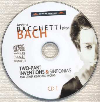 2CD Andrea Bacchetti: Two-Part Inventions & Sinfonias And Other Keyboard Works 422321