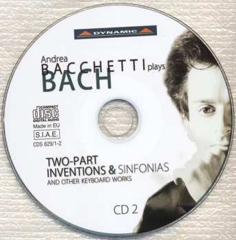 2CD Andrea Bacchetti: Two-Part Inventions & Sinfonias And Other Keyboard Works 422321