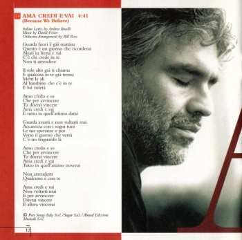 CD Andrea Bocelli: Amore