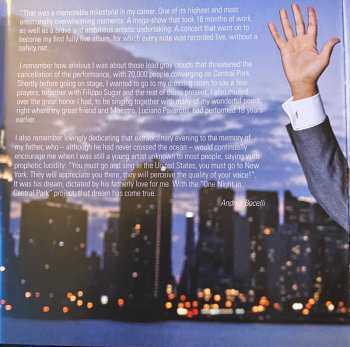 CD Andrea Bocelli: Concerto: One Night In Central Park 10th Anniversary Edition