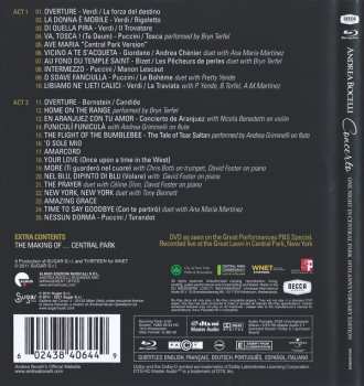Blu-ray Andrea Bocelli: Concerto: One Night In Central Park 10th Anniversary Edition