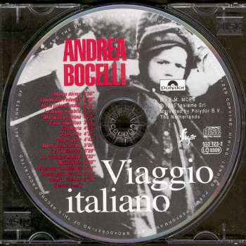 CD Andrea Bocelli: Viaggio Italiano 406491