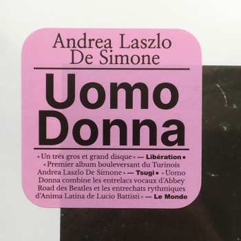 2LP Andrea Laszlo De Simone: Uomo Donna CLR 506866