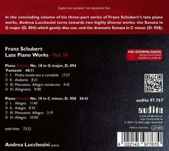 CD Andrea Lucchesini: Late Piano Works Vol III 434250