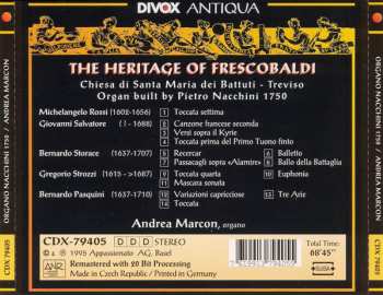 CD Andrea Marcon: "The Heritage Of Frescobaldi" 189358