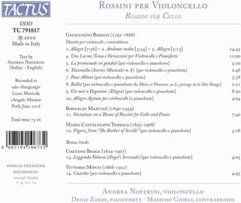 CD Andrea Noferini: Rossini Per Violoncello 457987
