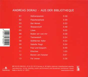 CD Andreas Dorau: Aus Der Bibliotheque 538717