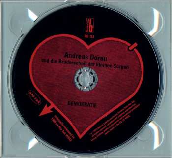CD Andreas Dorau Und Die Bruderschaft Der Kleinen Sorgen: Demokratie DIGI 360752