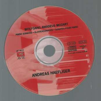 CD Andreas Haefliger: Mozart Piano Sonatas 367233