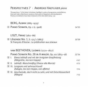 SACD Andreas Haefliger: Perspectives 7 389655