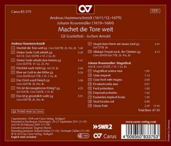 CD Andreas Hammerschmidt: Machet Die Tore Weit  474213