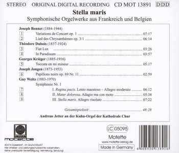 CD Andreas Jetter: Stella Maris - Symphonische Orgelwerke Aus Frankreich Und Belgien 512603