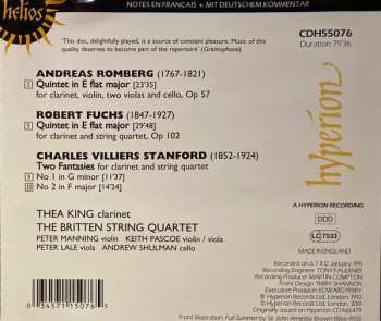 CD Andreas Romberg: Clarinet Quintet, Op 57 / Clarinet Quintet, Op 102 / Two Fantasy Pieces 318777