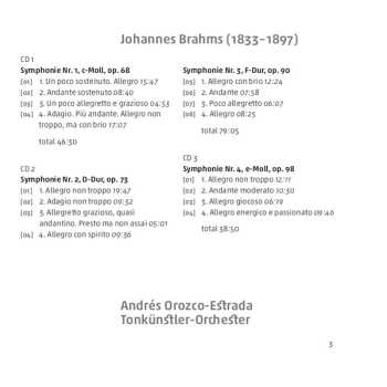 3CD Andrés Orozco-Estrada: Symphonies 1-4 516796