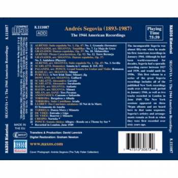 CD Andrés Segovia: The 1944 American Recordings 322653