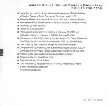 CD Andrew Cyrille: 2 Blues For Cecil 487770