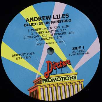 LP Andrew Liles: Diario De Un Monstruo LTD 394508