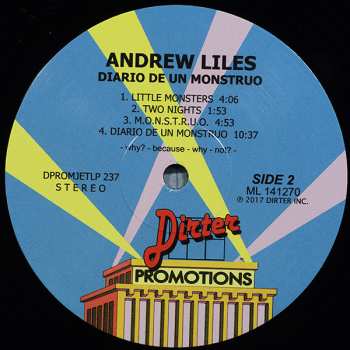 LP Andrew Liles: Diario De Un Monstruo LTD 394508